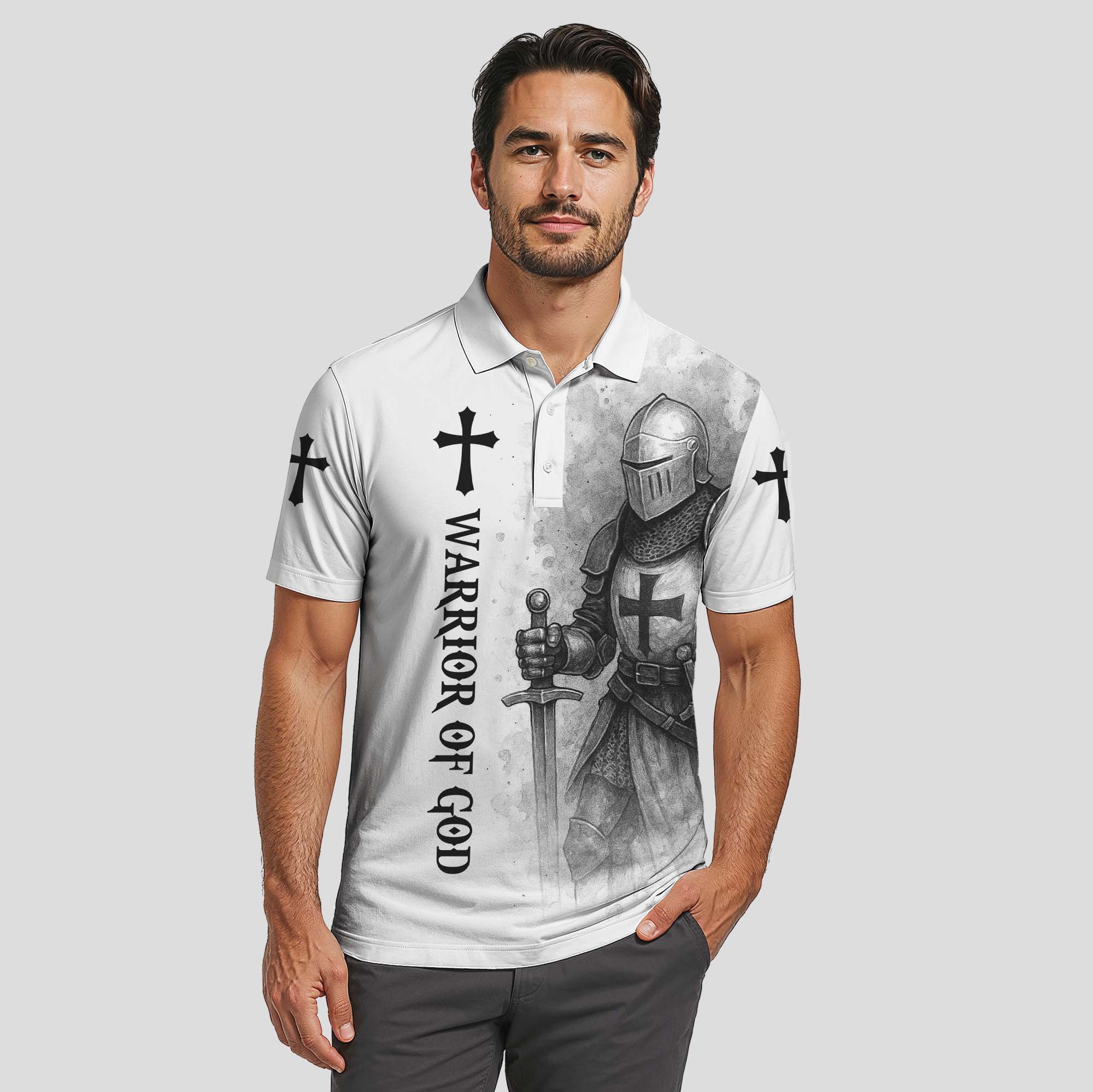 Child of God Warrior of Christ Polo