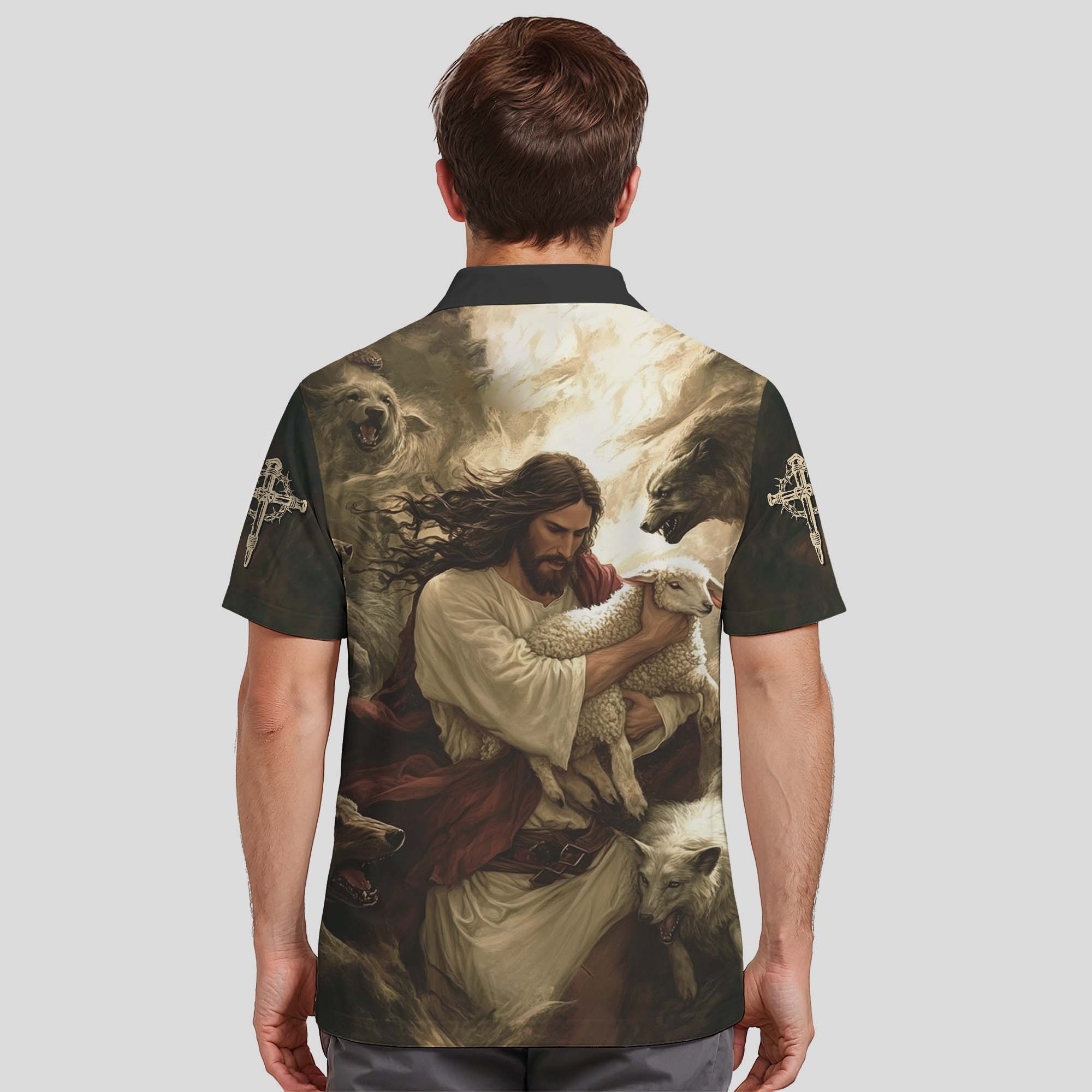 Jesus Protect the Lamp Polo