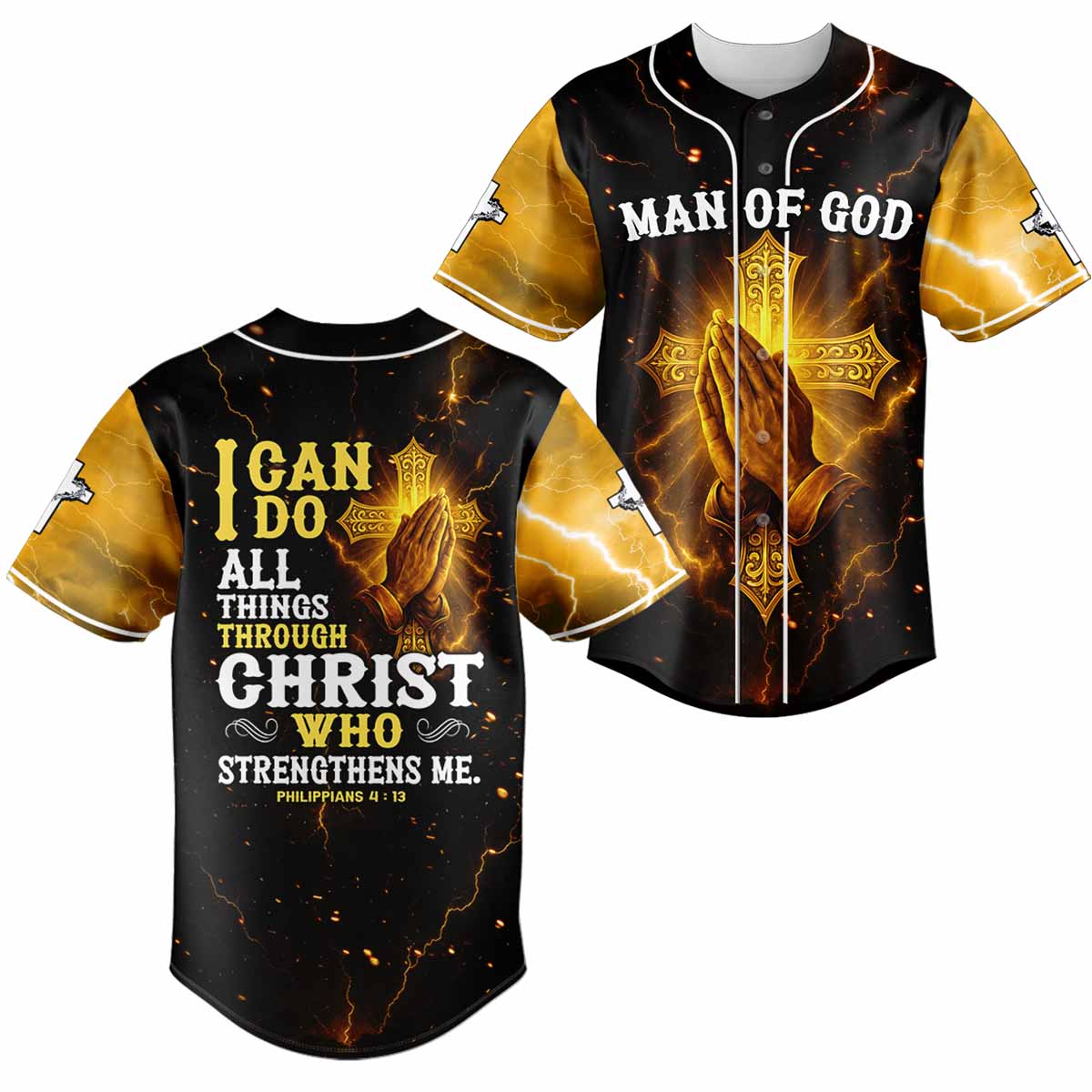 “Through Christ” Baseball Jersey