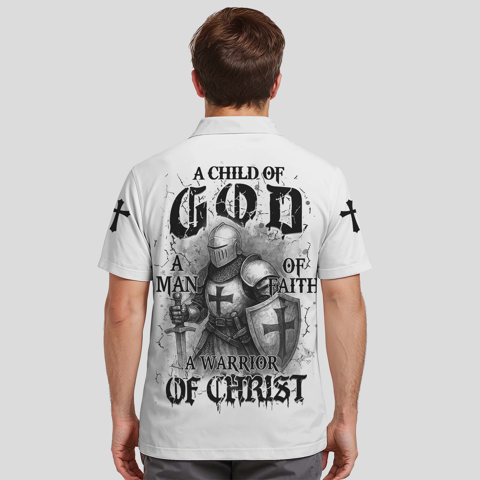 Child of God Warrior of Christ Polo