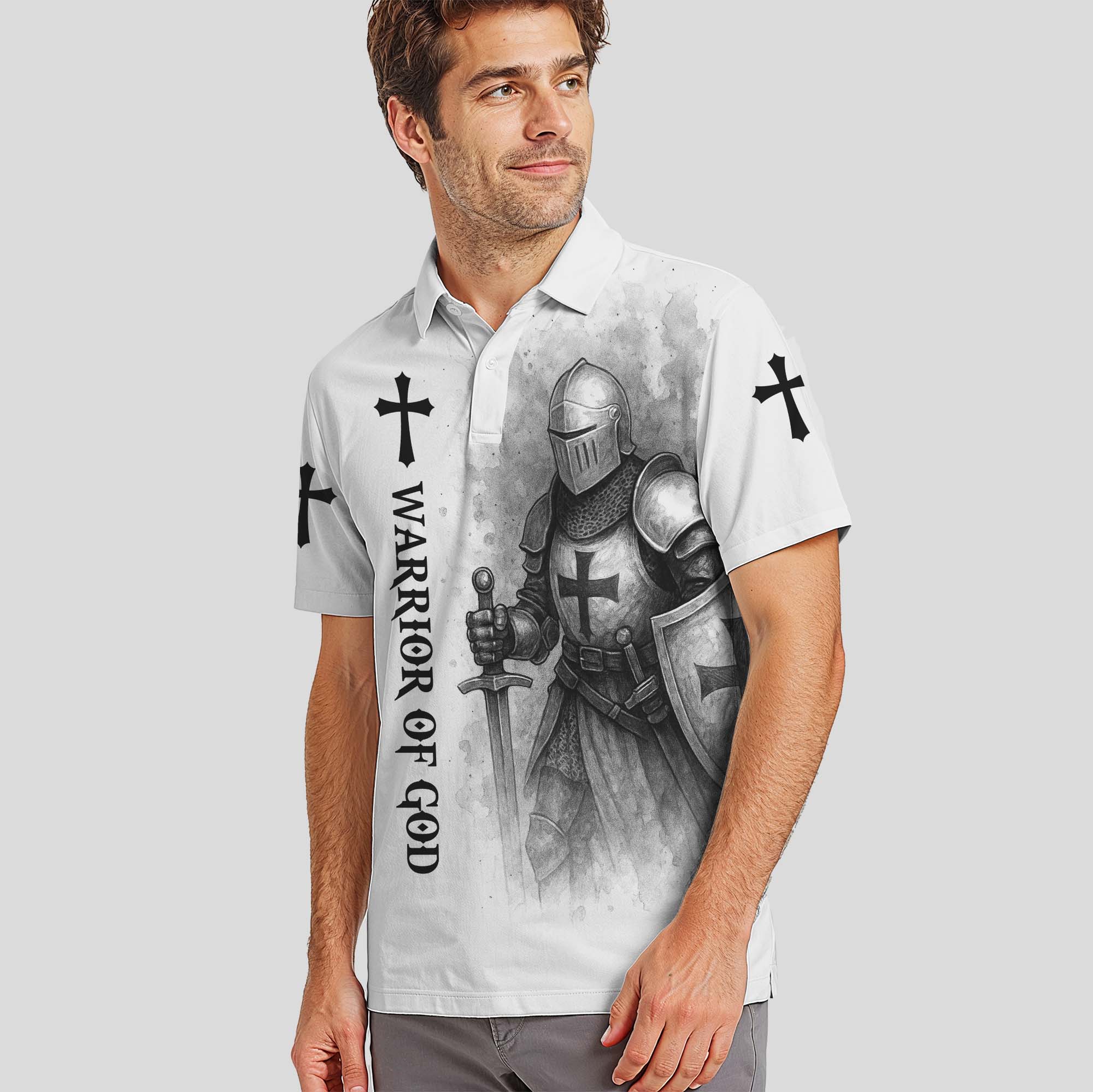 Child of God Warrior of Christ Polo