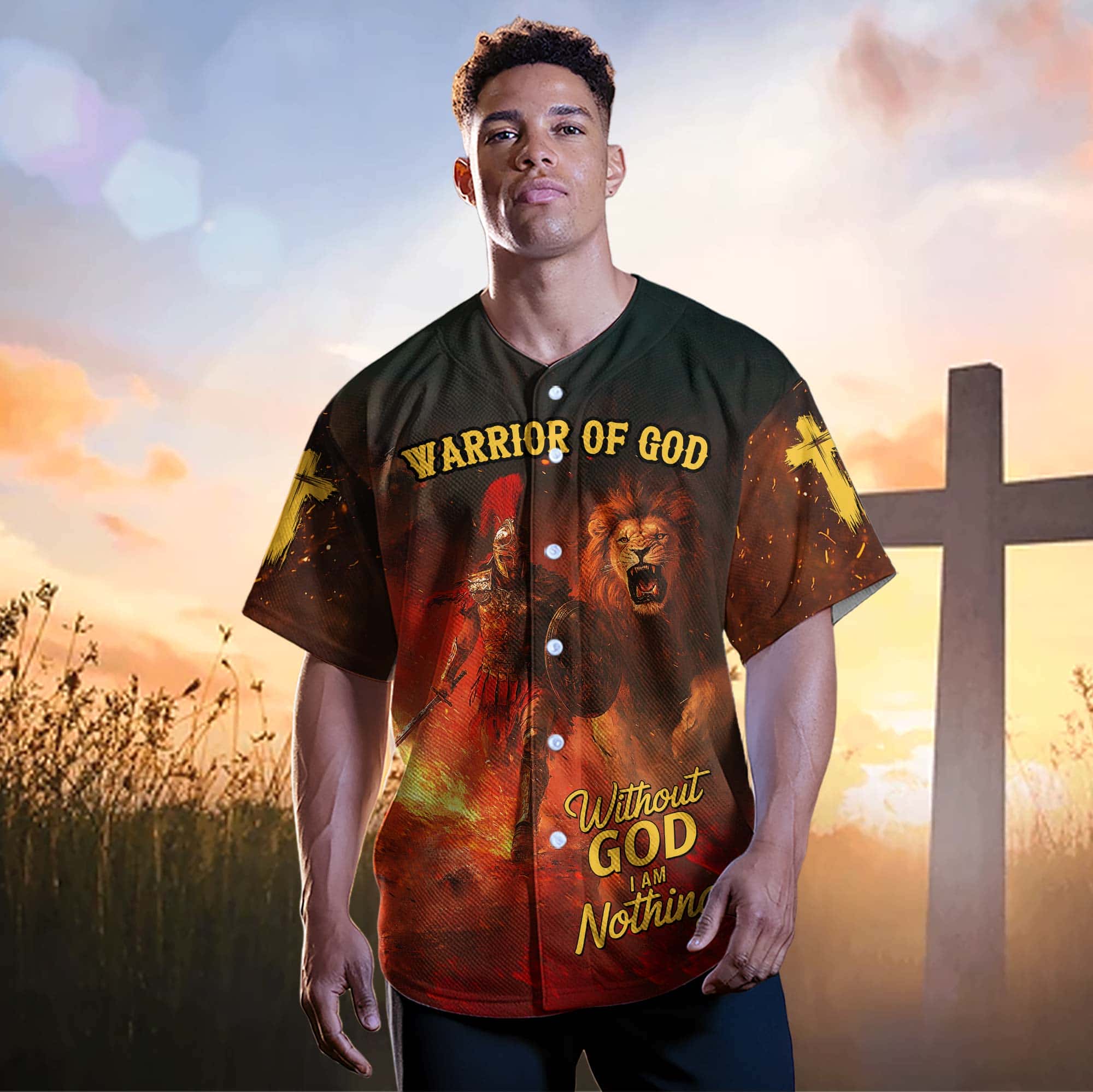 Without God I Am Nothing Baseball Jersey