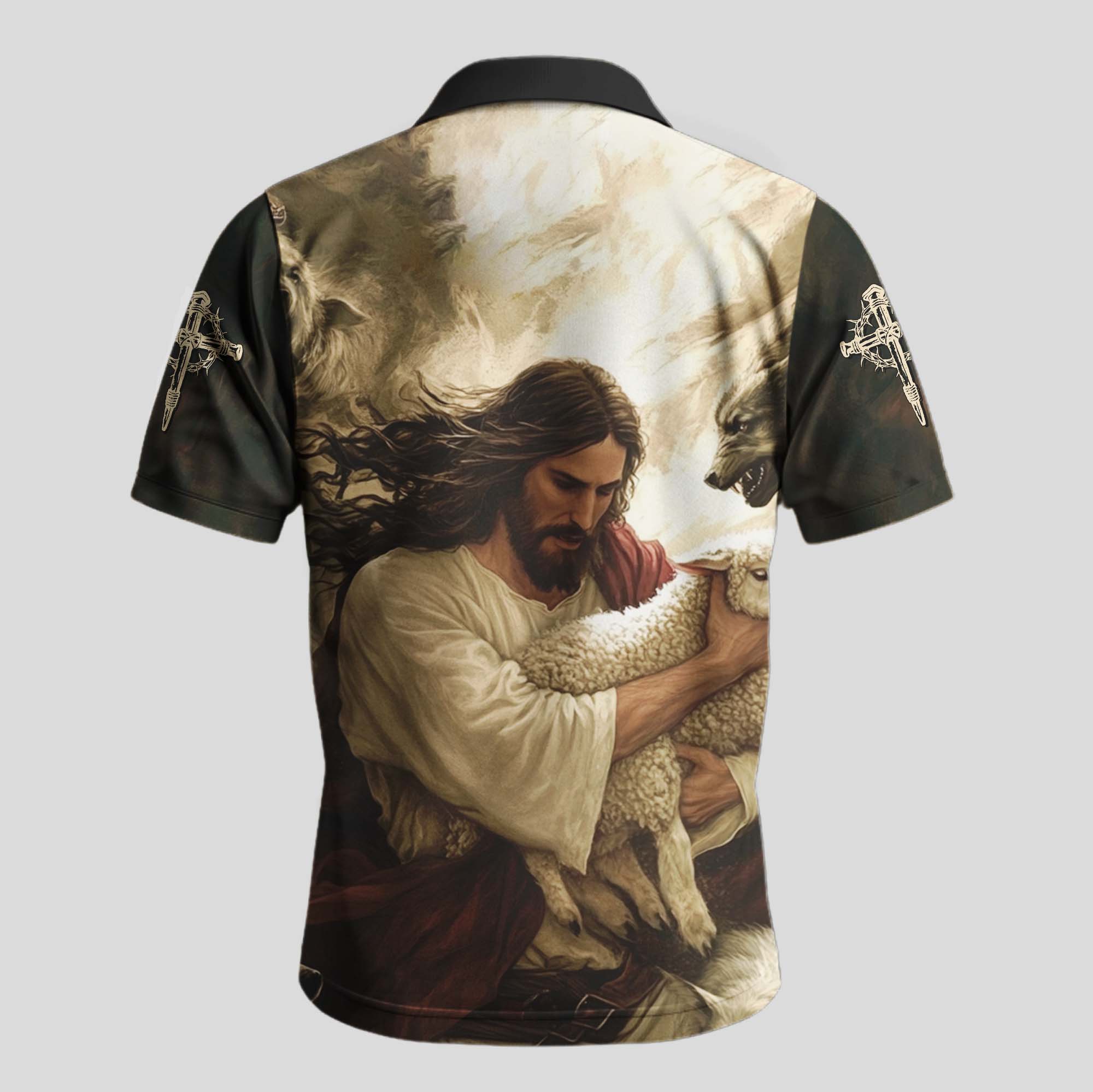 Jesus Protect the Lamp Polo