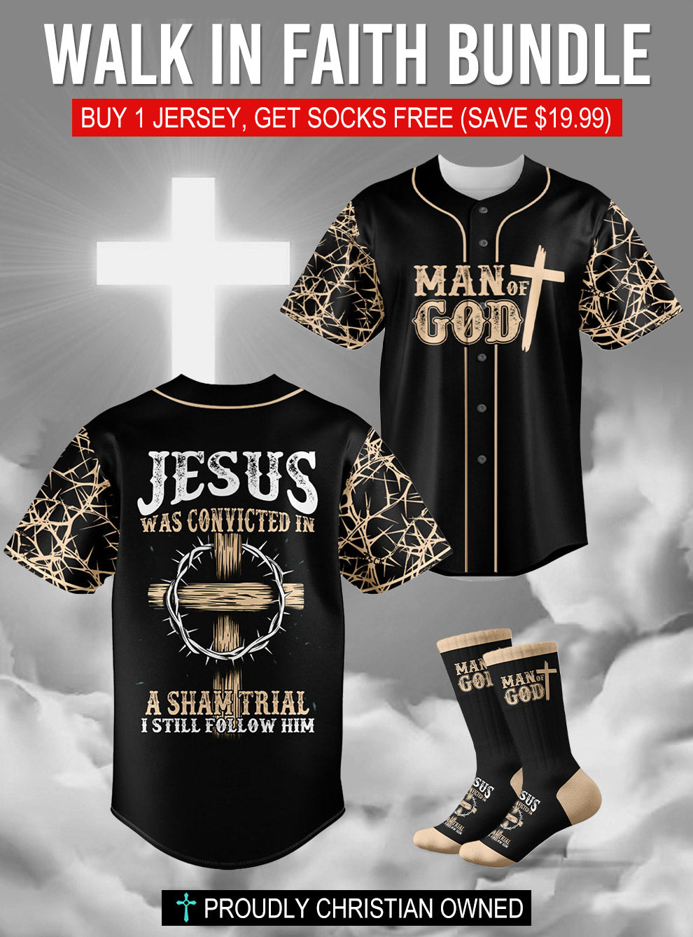 "Redeemed" Jersey & Socks Bundle